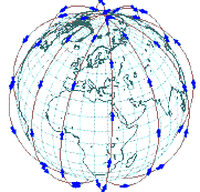 66 спутников Iridium на 11 орбитах